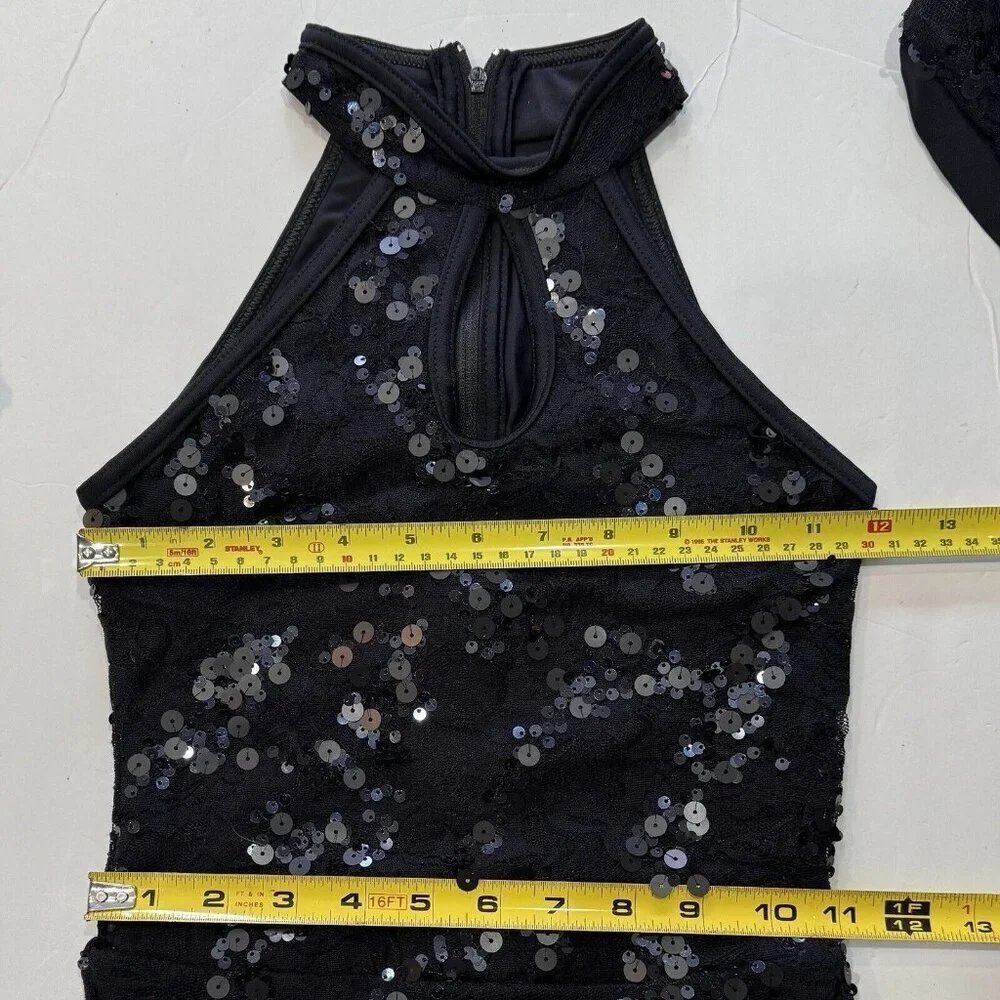 Weissman black sequin